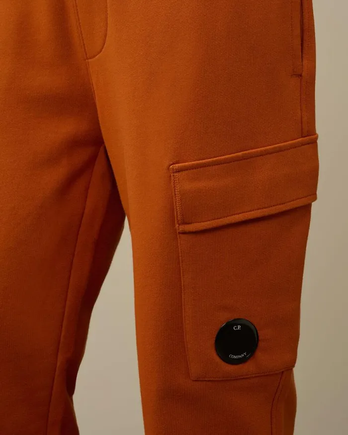 CP Company Tracksuits and Shorts Diagonal Raised Fleece Cargo Sweatpants Bombay Brown 8211 Man