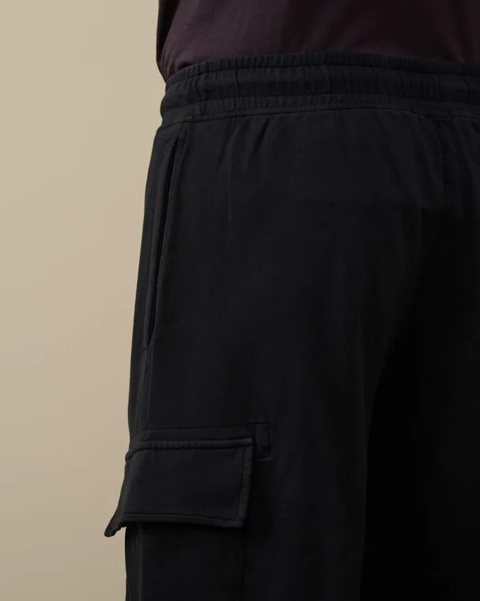 CP Company Tracksuits and Shorts Light Fleece Lens Shorts Total Eclipse Blue 8211 Man