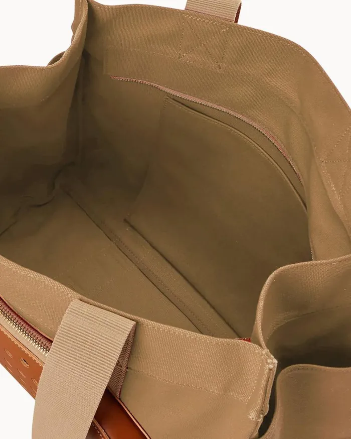 Canvas Pickleball Tote 40 Beige Women Dooney and Bourke Totes Canvas Pickleball Tote 40 Beige Women Dooney and Bourke Totes