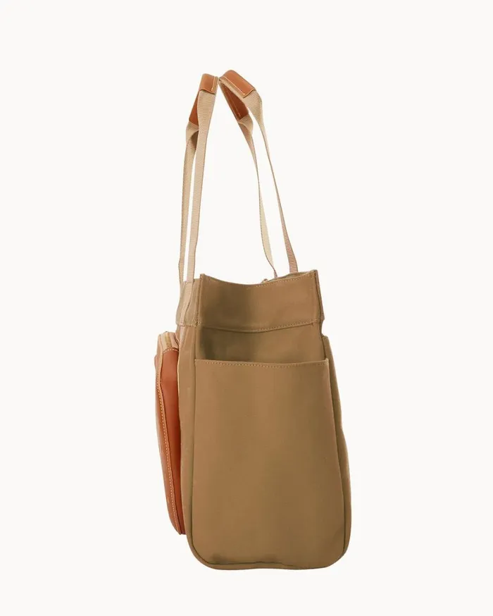 Canvas Pickleball Tote 40 Beige Women Dooney and Bourke Totes Canvas Pickleball Tote 40 Beige Women Dooney and Bourke Totes