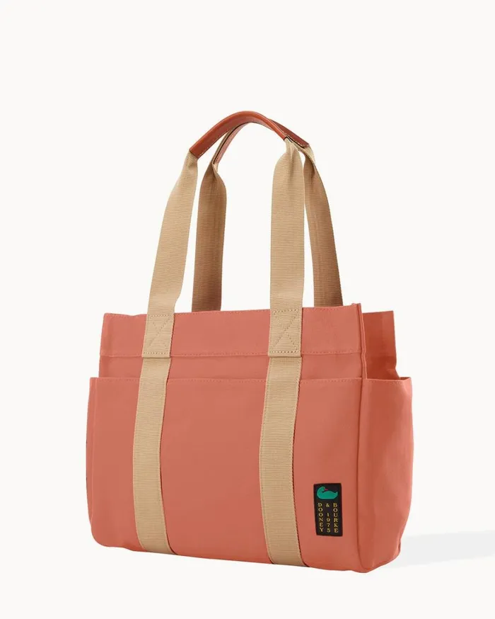Canvas Tote 35 Terracotta Women Dooney and Bourke Totes Canvas Tote 35 Terracotta Women Dooney and Bourke Totes
