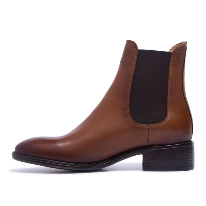 Carl Scarpa Delicio Tan Leather Ankle Boots Women Leather Ankle Boots