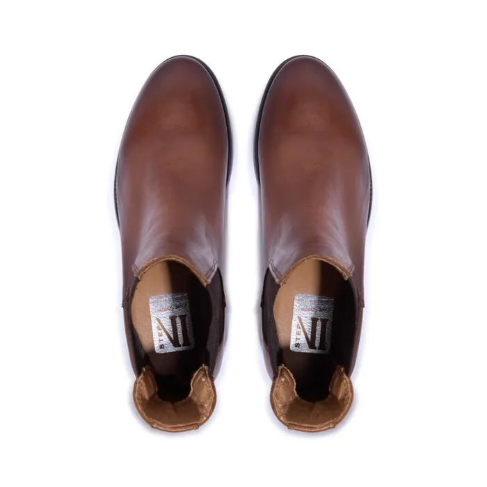 Carl Scarpa Delicio Tan Leather Ankle Boots Women Leather Ankle Boots