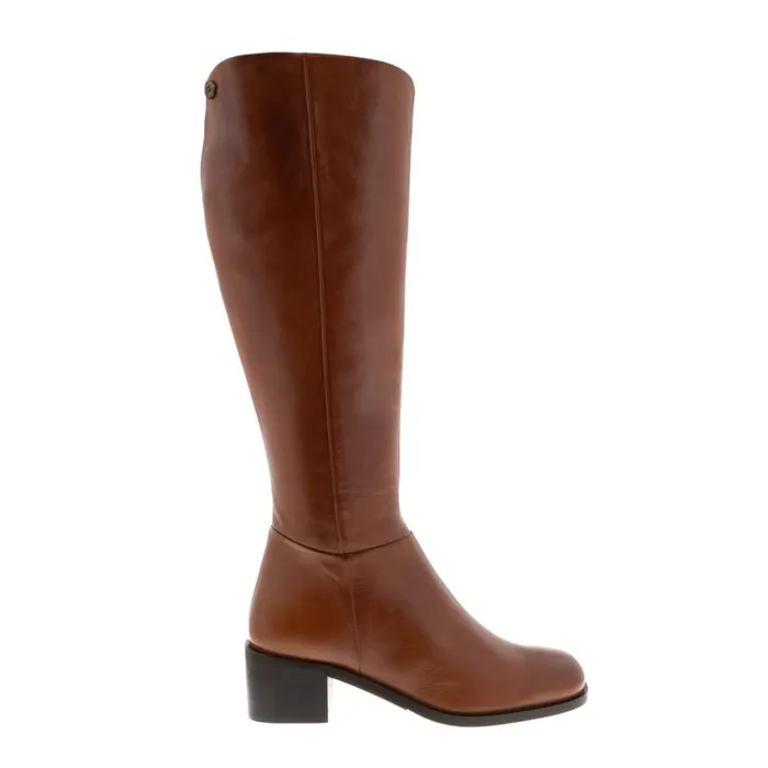 Carl Scarpa Losanna Tan Leather Knee High Boots Women Leather Boots