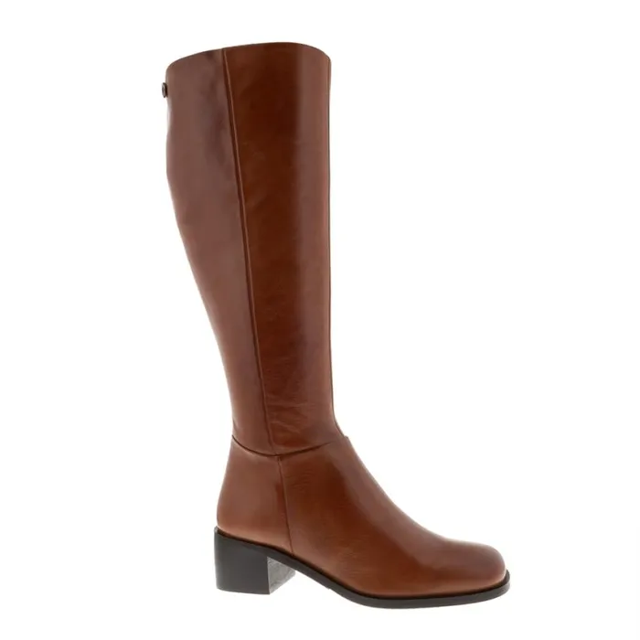 Carl Scarpa Losanna Tan Leather Knee High Boots Women Leather Boots