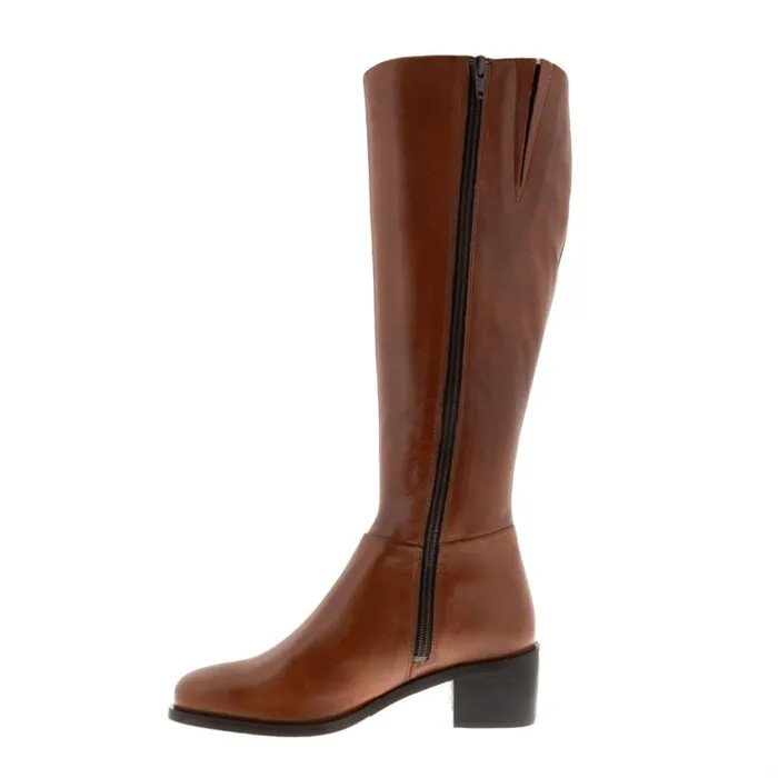Carl Scarpa Losanna Tan Leather Knee High Boots Women Leather Boots
