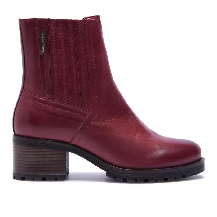 Carl Scarpa Trepani Bordo Leather Ankle Boots Women Leather Ankle Boots