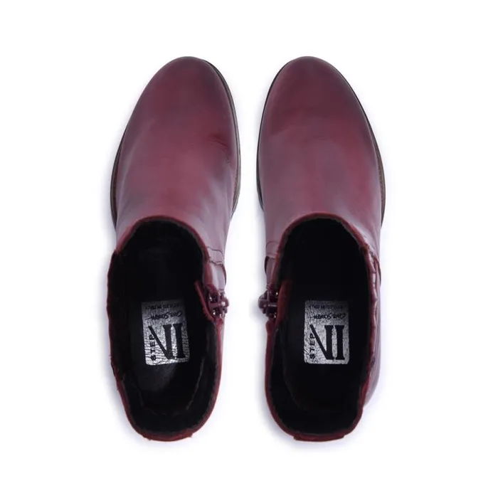 Carl Scarpa Trepani Bordo Leather Ankle Boots Women Leather Ankle Boots