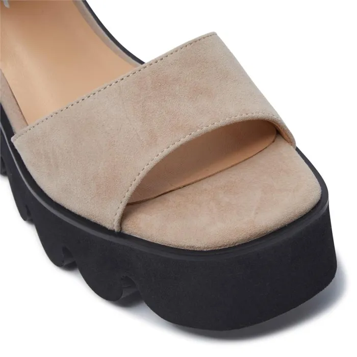 Carl Scarpa Veronne Beige Suede Wavesole Sandals Women Sandals Carl Scarpa Veronne Beige Suede Wavesole Sandals Women Sandals