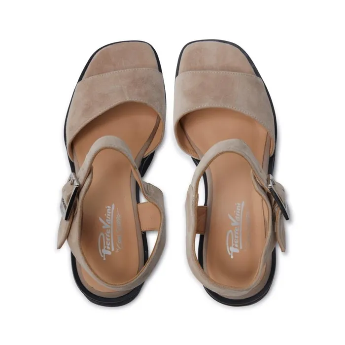 Carl Scarpa Veronne Beige Suede Wavesole Sandals Women Sandals Carl Scarpa Veronne Beige Suede Wavesole Sandals Women Sandals