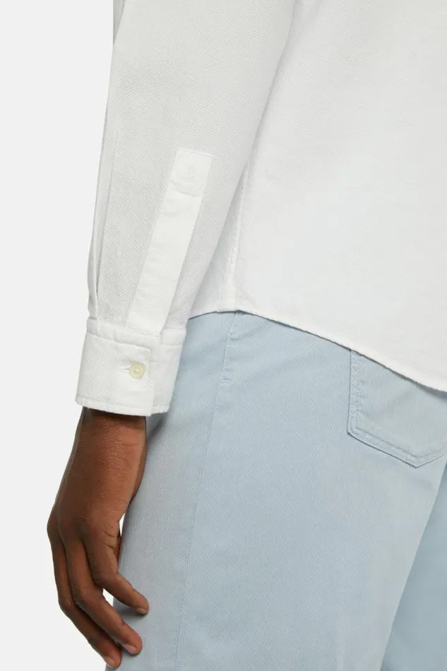 Casual Shirts Men Boggi Milano Regular Fit White Cotton Shirt White Casual Shirts Men Boggi Milano Regular Fit White Cotton Shirt White