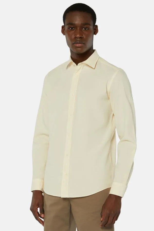 Casual Shirts Men Boggi Milano Regular Fit Yellow Cotton Shirt Yellow Casual Shirts Men Boggi Milano Regular Fit Yellow Cotton Shirt Yellow
