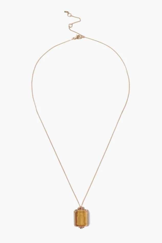 Chan Luu 14k Fine Women 14k Gemini Zodiac Necklace
