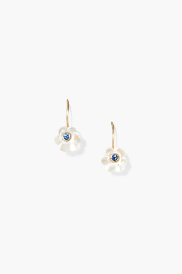 Chan Luu 14k Fine Women 14k Pumpkin Earrings Mini Clear Quartz