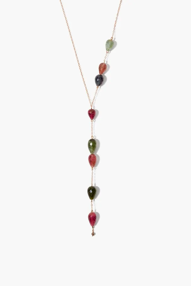 Chan Luu 14k Fine Women 14k Raindrop Necklace