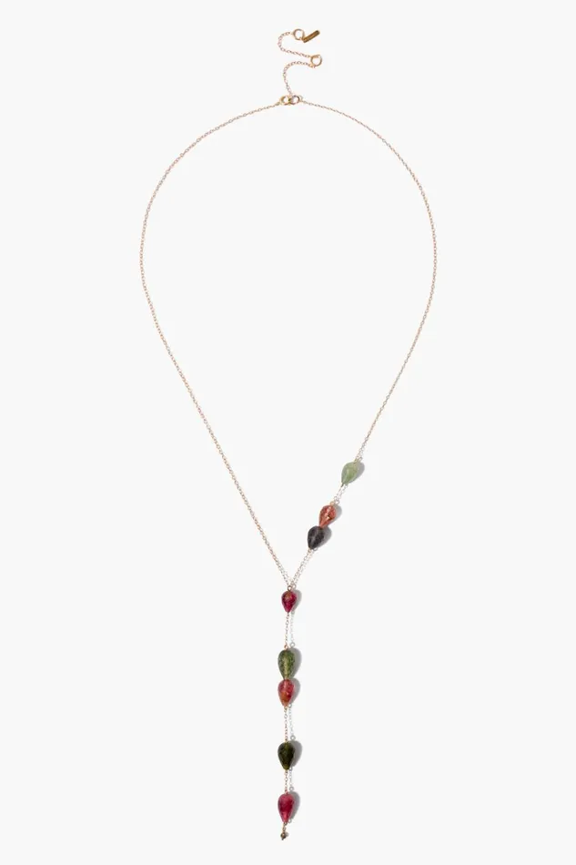 Chan Luu 14k Fine Women 14k Raindrop Necklace