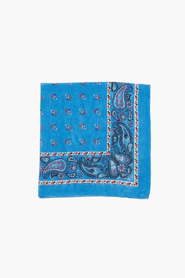 Chan Luu Bandanas Women Bandana Blue Paisley