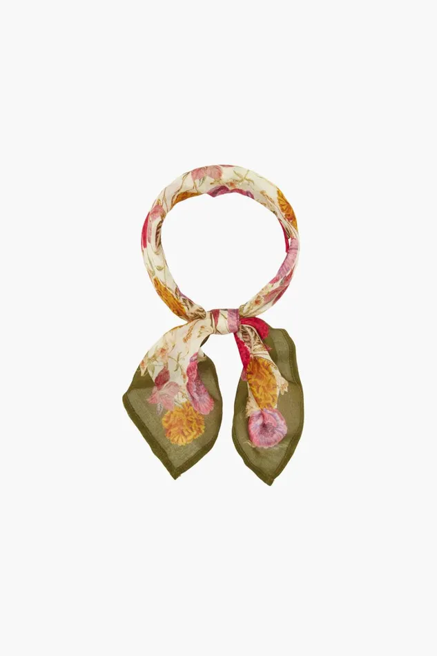 Chan Luu Bandanas Women Bandana Marigold Overgrown Floral