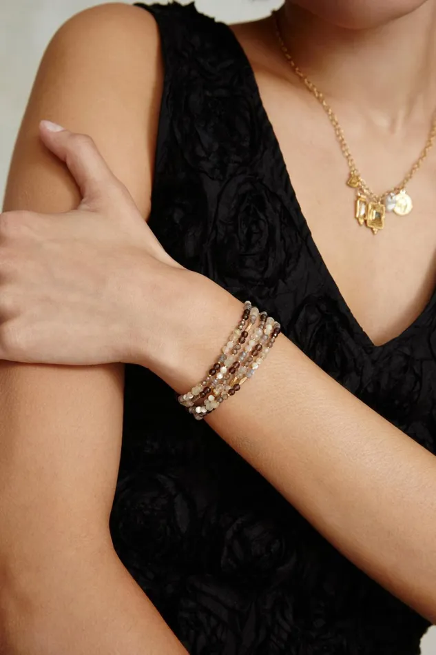 Chan Luu Bracelets Women Indio Naked Wrap Bracelet Natural Mix