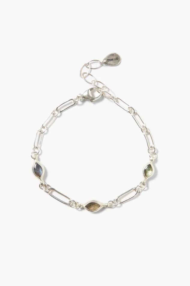 Chan Luu Bracelets Women Lydia Bracelet Silver Labradorite