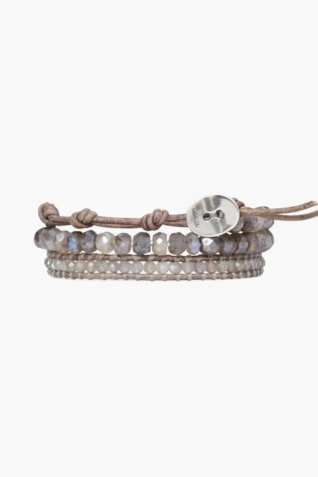 Chan Luu Bracelets Women Mano Triple Wrap Bracelet Labradorite