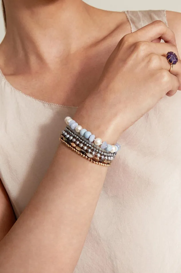 Chan Luu Bracelets Women Somerset Bracelet Blue Opal Mix