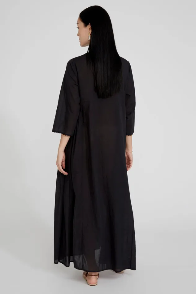 Chan Luu Dresses Women Tanya Plunge Dress Caviar
