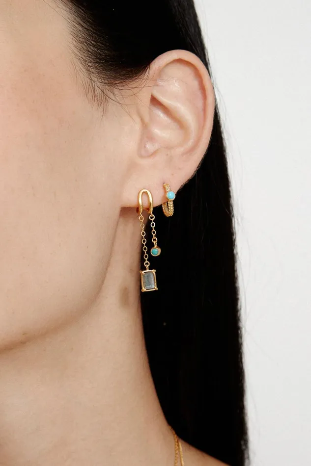 Chan Luu Earrings Women Delilah Drop Earrings Labradorite Mix