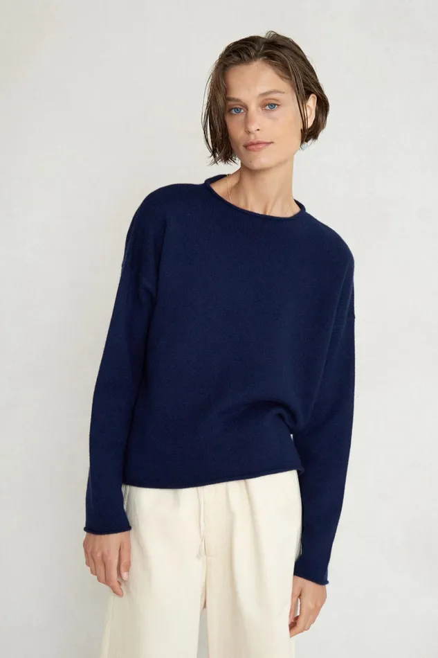 Chan Luu Knitwear Women Jane Sweater Navy