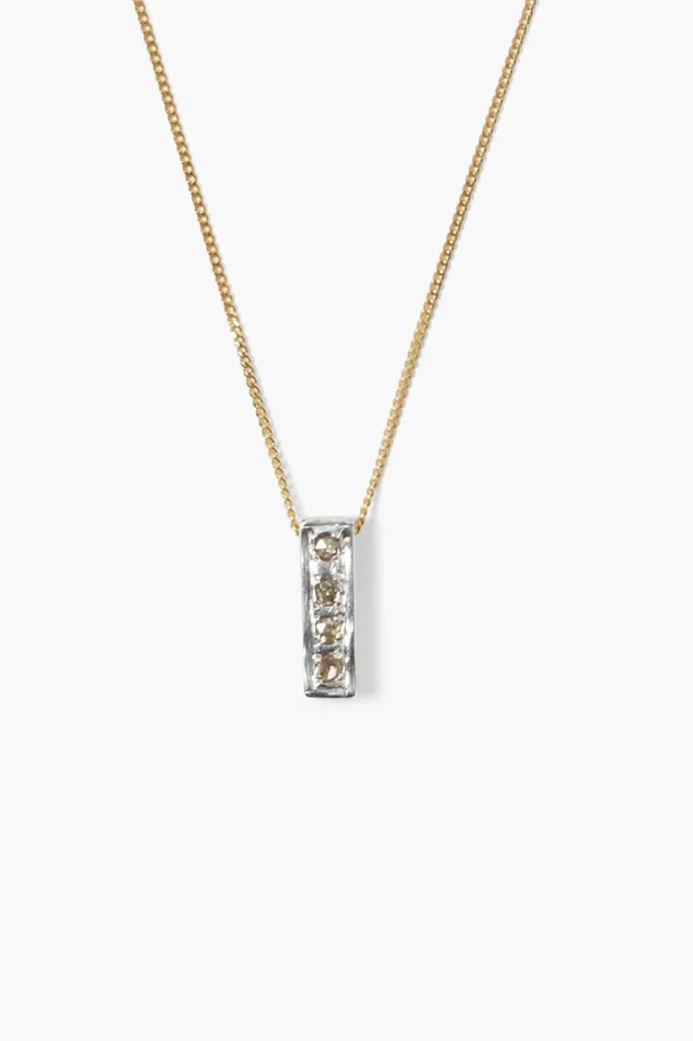 Chan Luu Necklaces Women Bar Diamond Necklace Gold Mix