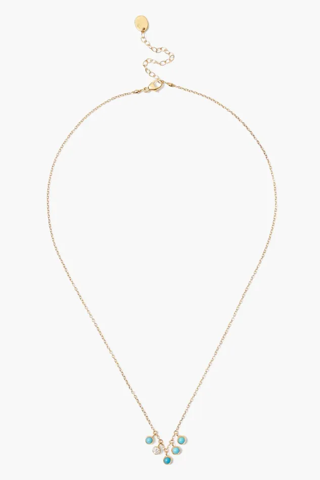 Chan Luu Necklaces Women Delilah Charm Necklace Turquoise Mix
