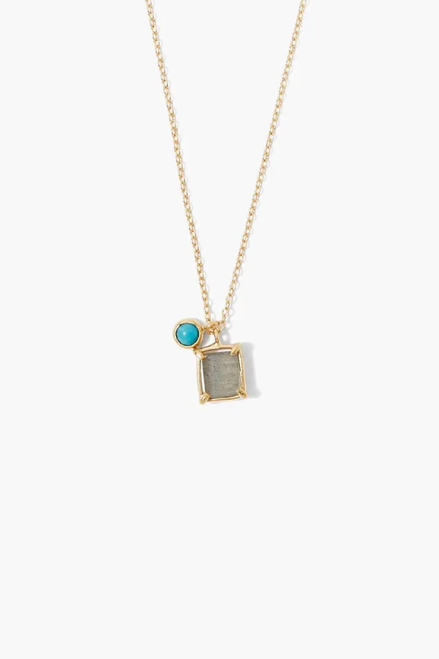 Chan Luu Necklaces Women Delilah Pendant Necklace Labradorite Mix