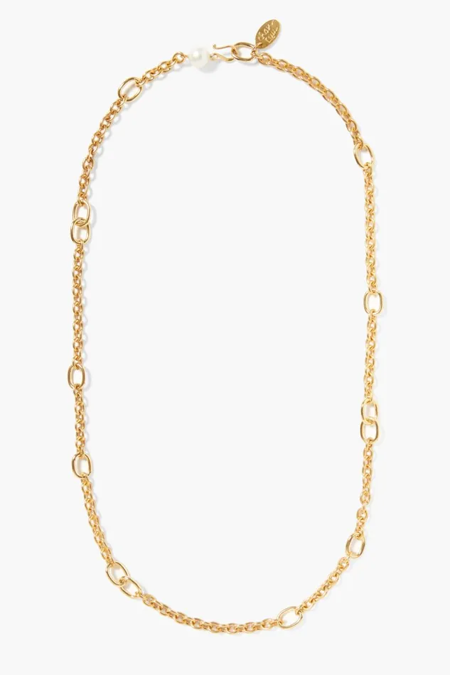 Chan Luu Necklaces Women Frances Long Necklace Yellow Gold