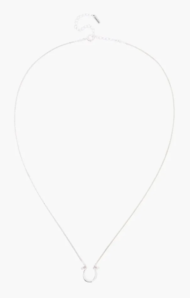 Chan Luu Necklaces Women Horseshoe Necklace Silver