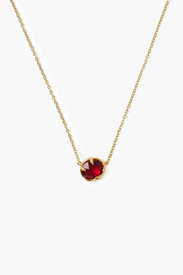 Chan Luu Necklaces Women January Birthstone Necklace Garnet Crystal