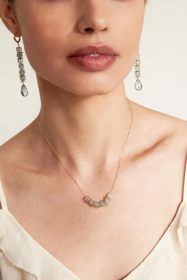 Chan Luu Necklaces Women Joya Necklace Aquamarine