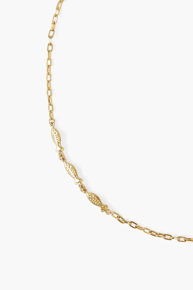 Chan Luu Necklaces Women Minnow Necklace Yellow Gold