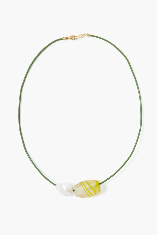 Chan Luu Necklaces Women Palisade Necklace Green
