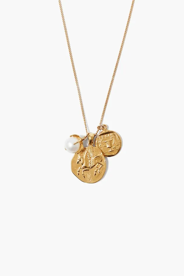 Chan Luu Necklaces Women Pegasus Charm Necklace Gold Mix
