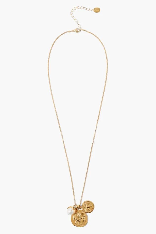 Chan Luu Necklaces Women Pegasus Charm Necklace Gold Mix