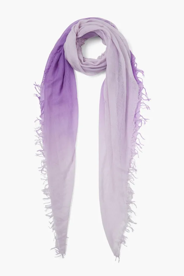 Chan Luu Scarves Women Cashmere And Silk Scarf Bellflower Dip Dyed