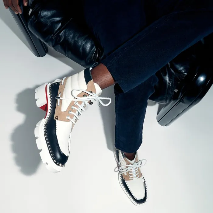 Christian Louboutin Boots Men Our Steckel Boot Boots 8211 Olona Canva And Nubuck Calf Leather 8211 Black Christian Louboutin Boots Men Our Steckel Boot Boots 8211 Olona Canva And Nubuck Calf Leather 8211 Black