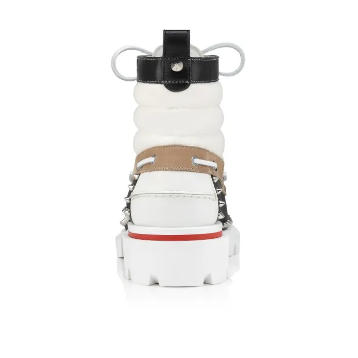 Christian Louboutin Boots Men Our Steckel Boot Boots 8211 Olona Canva And Nubuck Calf Leather 8211 Black