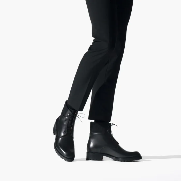 Christian Louboutin Boots Men Trapman Boots 8211 Calf Leather 8211 Black