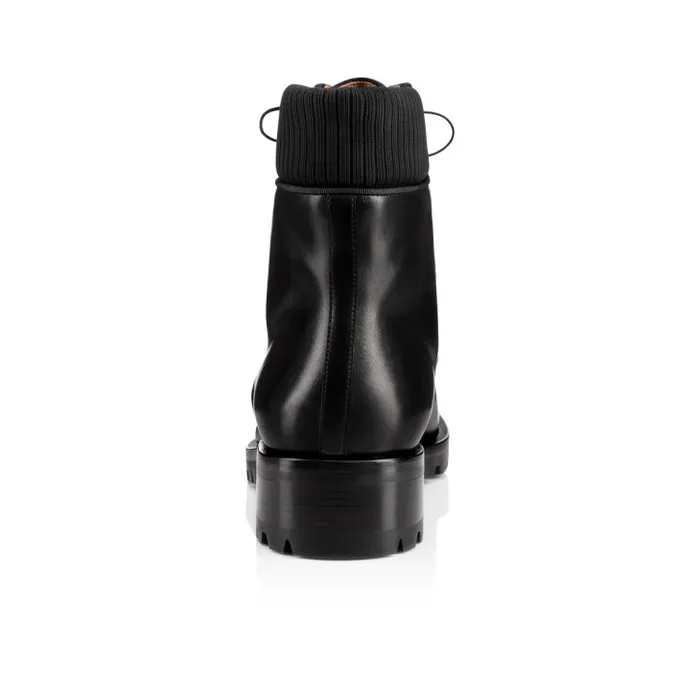 Christian Louboutin Boots Men Trapman Boots 8211 Calf Leather 8211 Black