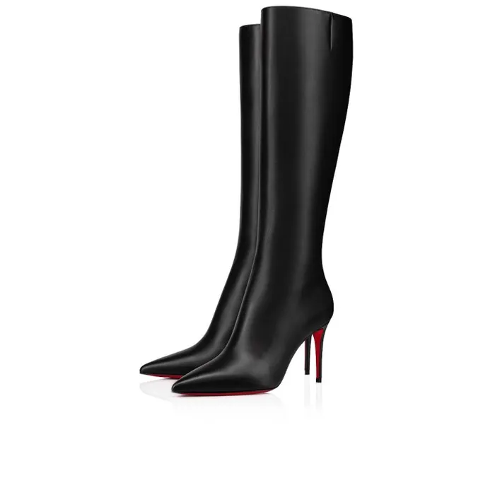 Christian Louboutin Boots Women Kate Botta 85 Mm Boots 8211 Calf Leather 8211 Black