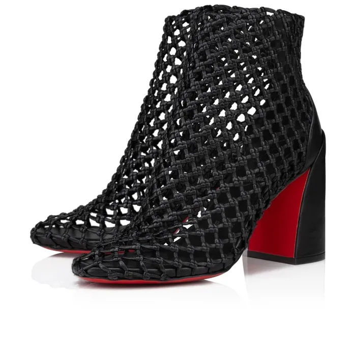Christian Louboutin Boots Women Porlibooty 85 Mm Low Boots 8211 Nappa Leather 8211 Black