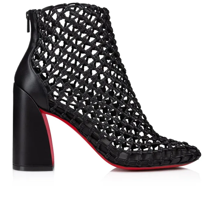 Christian Louboutin Boots Women Porlibooty 85 Mm Low Boots 8211 Nappa Leather 8211 Black