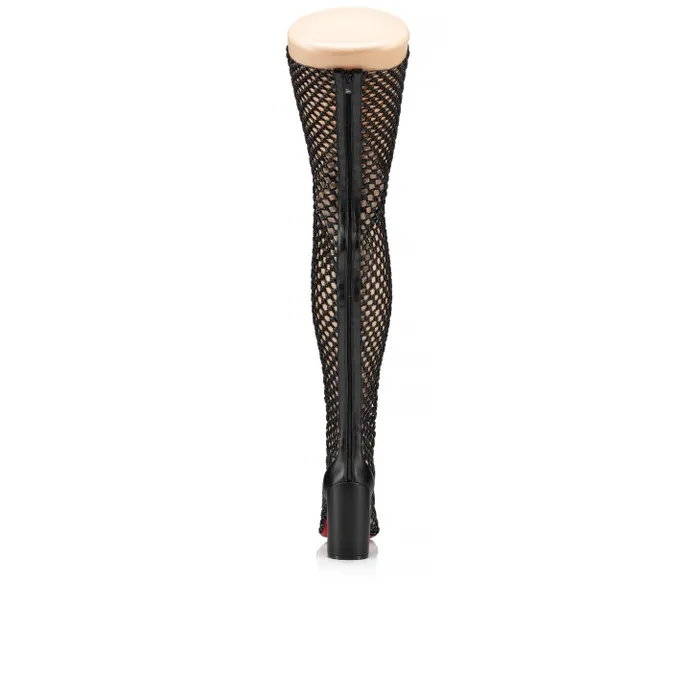 Christian Louboutin Boots Women Porlibotta Alta 85 Mm Tightboots 8211 Nappa Leather 8211 Black