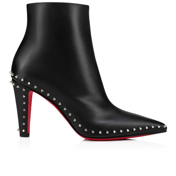 Christian Louboutin Boots Women Vidura Booty 85 Mm Low Boots 8211 Calf Leather 8211 Black